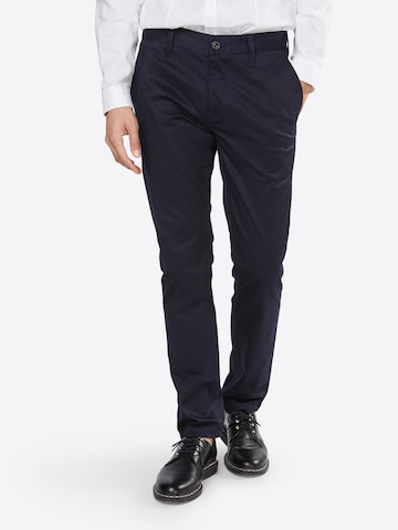 G-STAR Slimfit Chino kalhoty 'Bronson' – modrá: přední strana