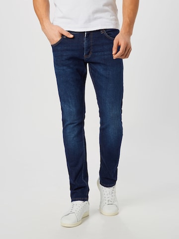 QS Slimfit Jeans in Blauw: voorkant