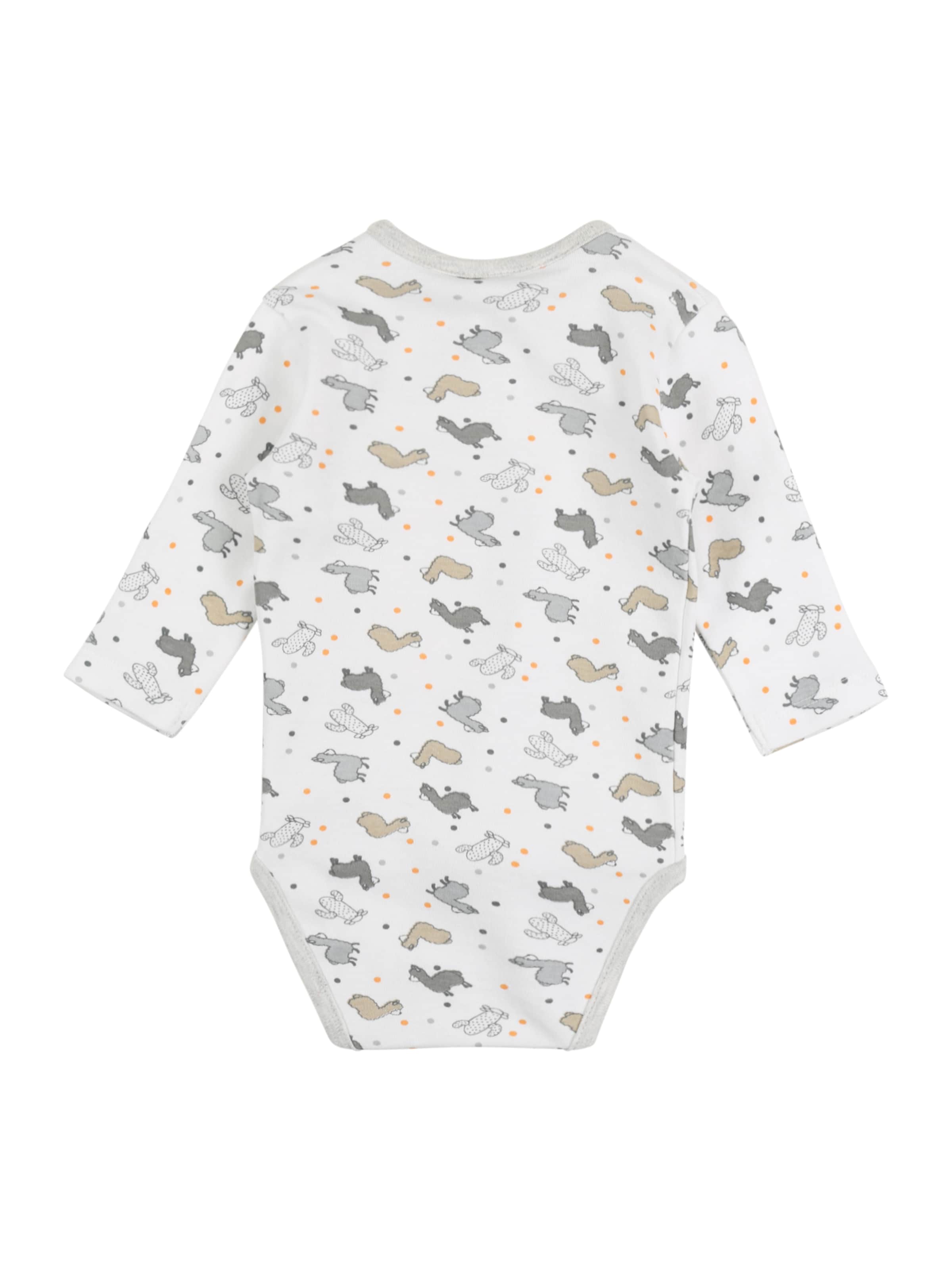 JACKY Normální Dupačky/body 'LAMA' – bílá