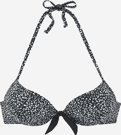 LASCANA Hauts de bikini 'Leo' en noir, Vue avec produit