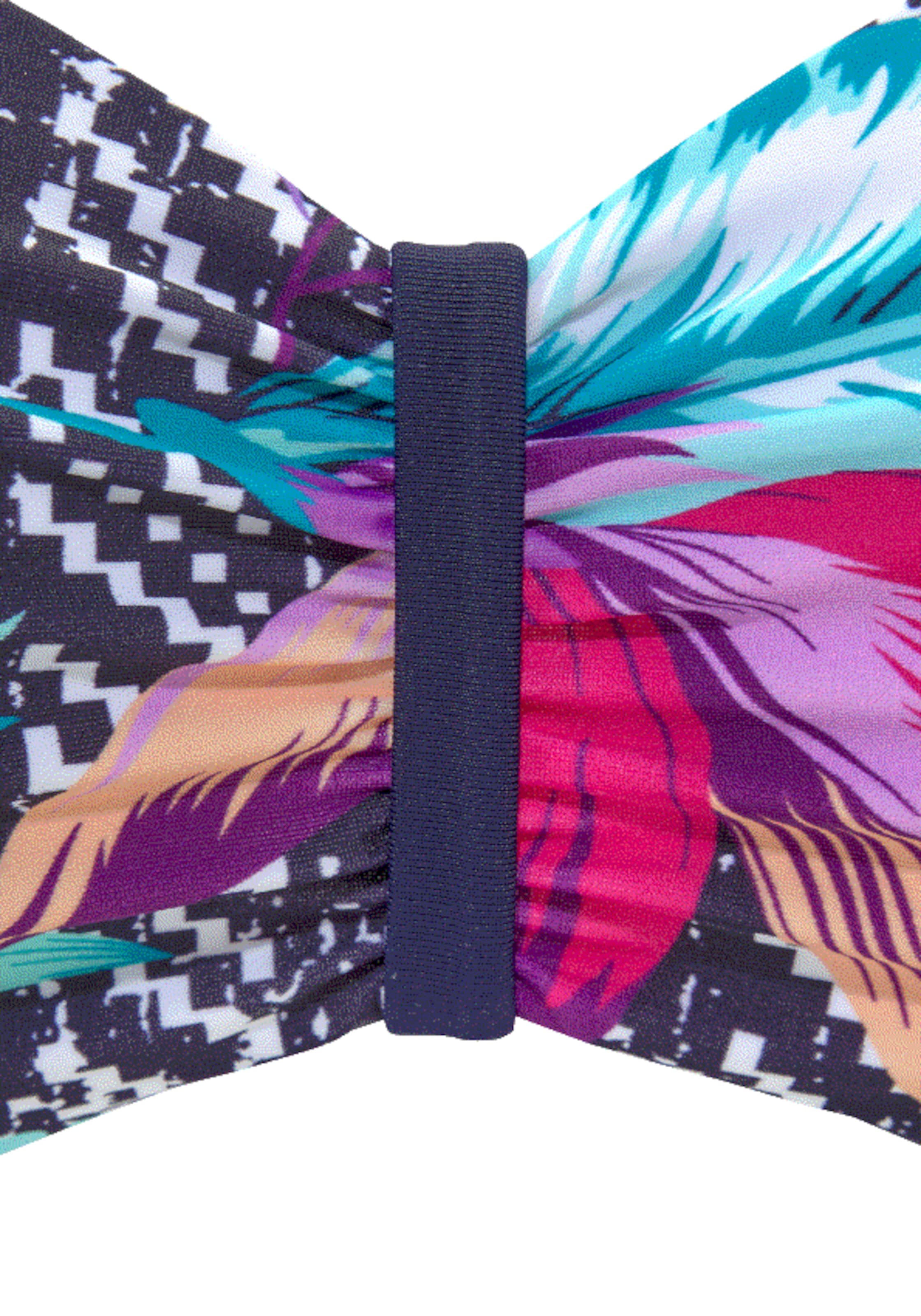 mišri VENICE BEACH Bandeau Bikinio viršutinė dalis 'Jane'