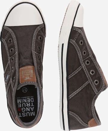 MUSTANG Slip on boty – šedá