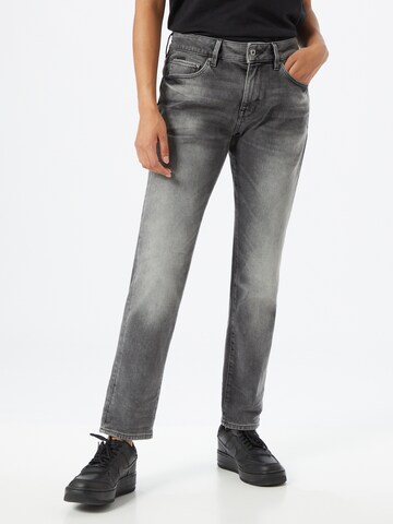 G-STAR Конический (Tapered) Джинсы 'Kate' в Серый: спереди