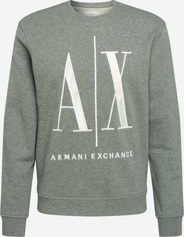 ARMANI EXCHANGE Regular fit Sweatshirt i grå: framsida