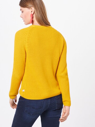 Pull-over QS en jaune : derrière