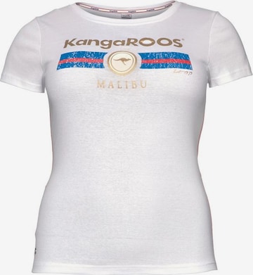 KangaROOS Shirt in Wit: voorkant