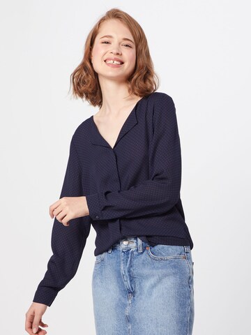 VILA Bluse 'VILucy' in Blau: Vorderseite