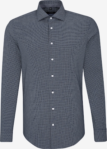 SEIDENSTICKER Regular fit Button Up Shirt in Blue: front