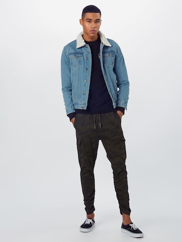 BRAVE SOULRegular Fit Prijelazna jakna 'LARSON' - plava boja