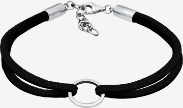 ELLI Bracelet 'Kreis' in Black: front