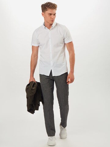 BURTON MENSWEAR LONDON Slimfit Broek 'Charcoal' in Grijs