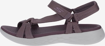 SKECHERS Trekingové sandále - fialová