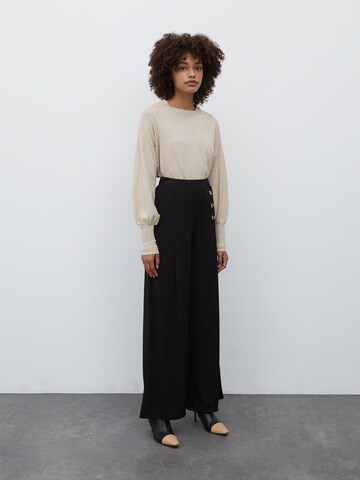 EDITED Wide leg Broek 'Jamie' in Zwart