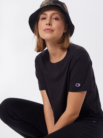 Champion Reverse Weave Shirt in Black: front