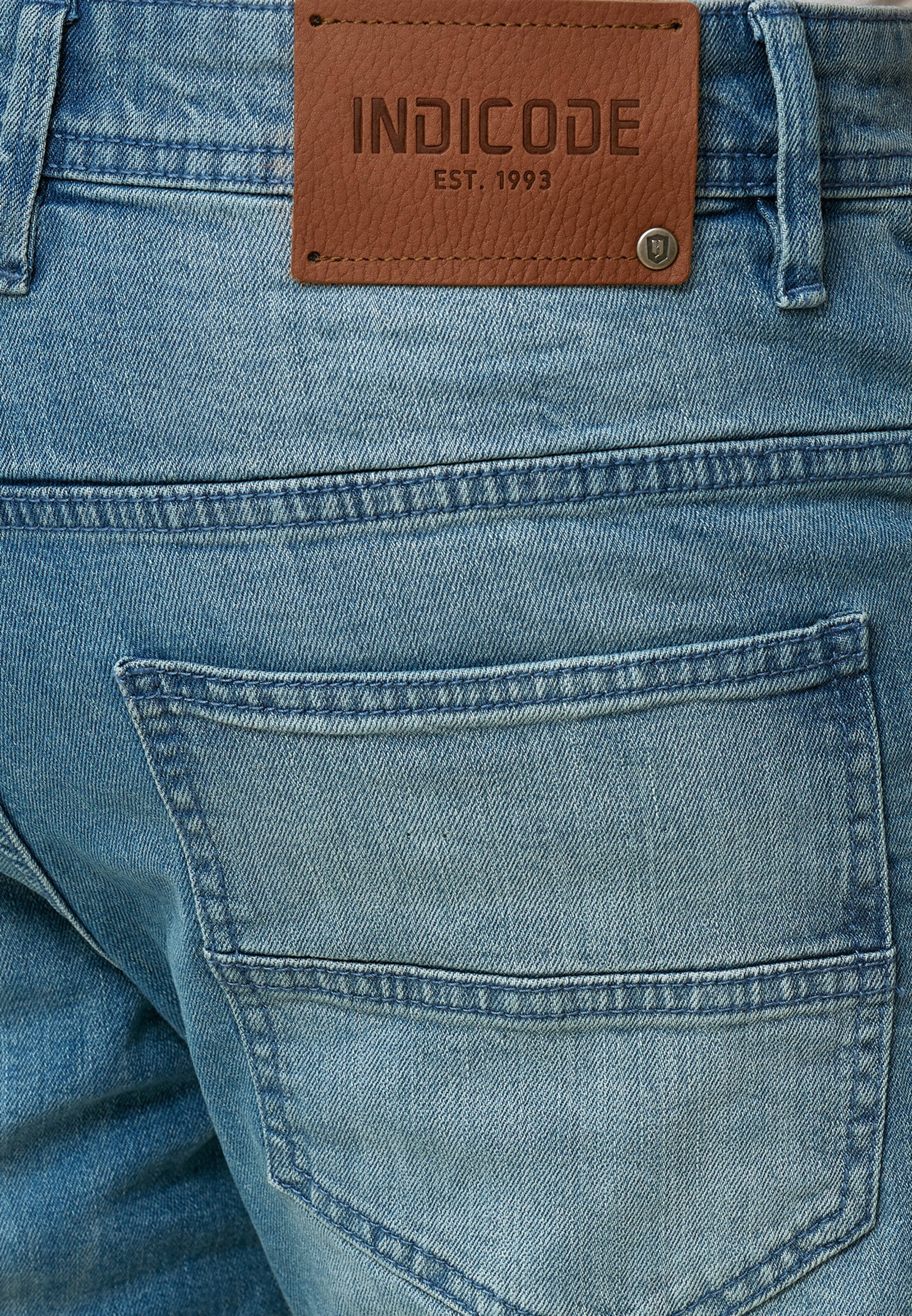 INDICODE JEANS Regular Shorts 'Jaspar' in Blau