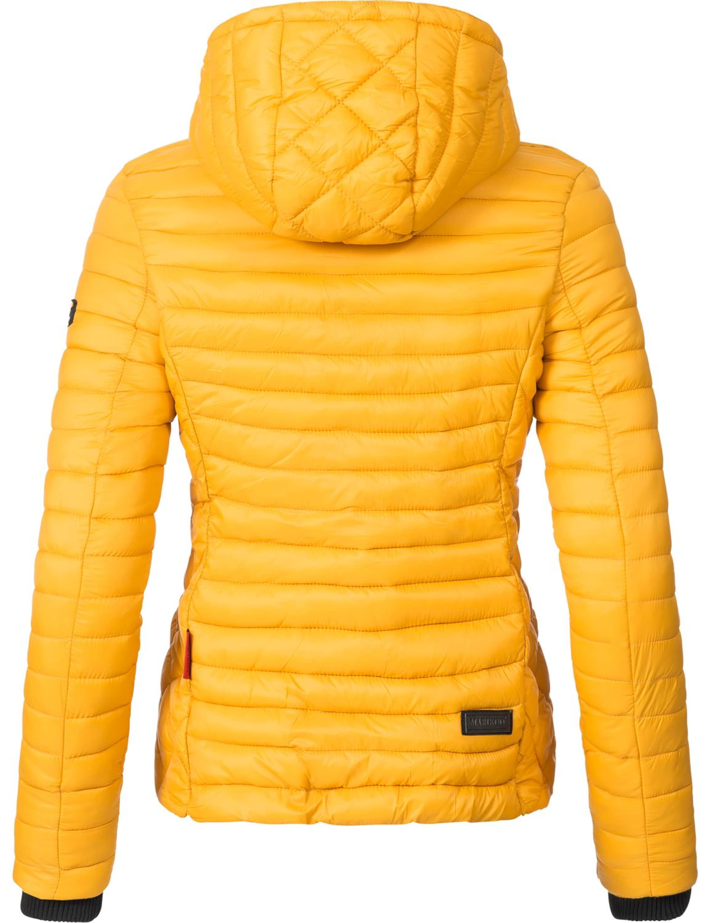 Geacă de primăvară-toamnă 'Samtpfote' de la MARIKOO pe galben