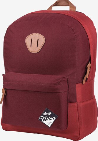 NITRO Backpack 'Urban Classic' in Red: front