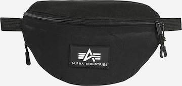 ALPHA INDUSTRIES Fanny Pack in Black: front