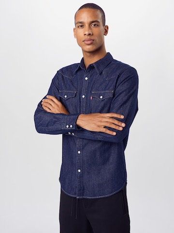 Regular fit Camicia 'Barstow Western Standard' di LEVI'S ® in blu: frontale