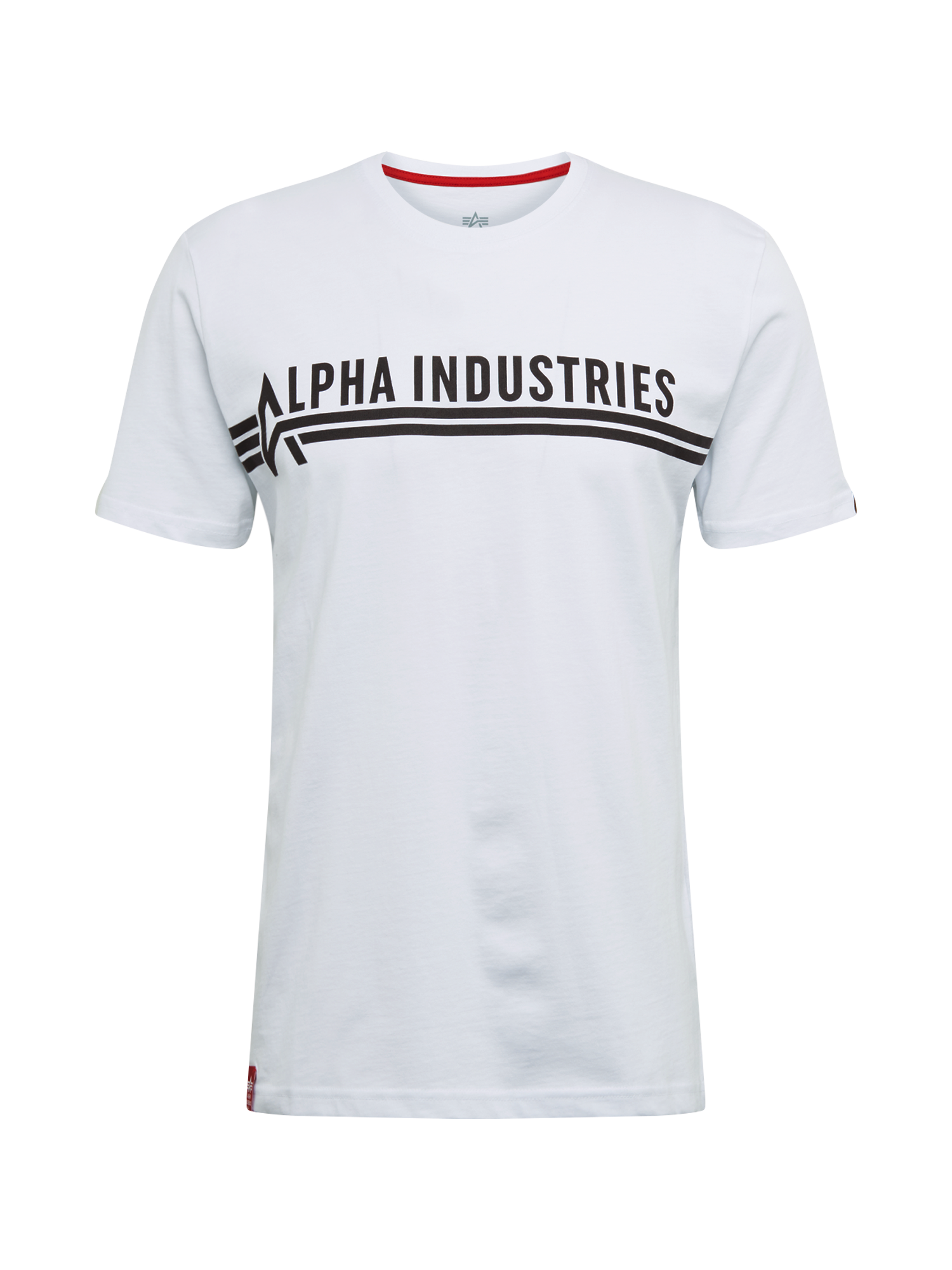 Plus size XdxmD ALPHA INDUSTRIES Koszulka Alpha Industries T w kolorze Białym 