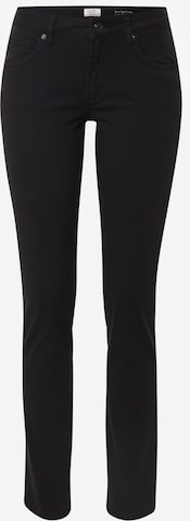 Slimfit Jeans 'Catie' di QS in nero: frontale