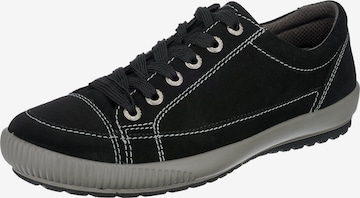 Legero Lace-Up Shoes in Black: front