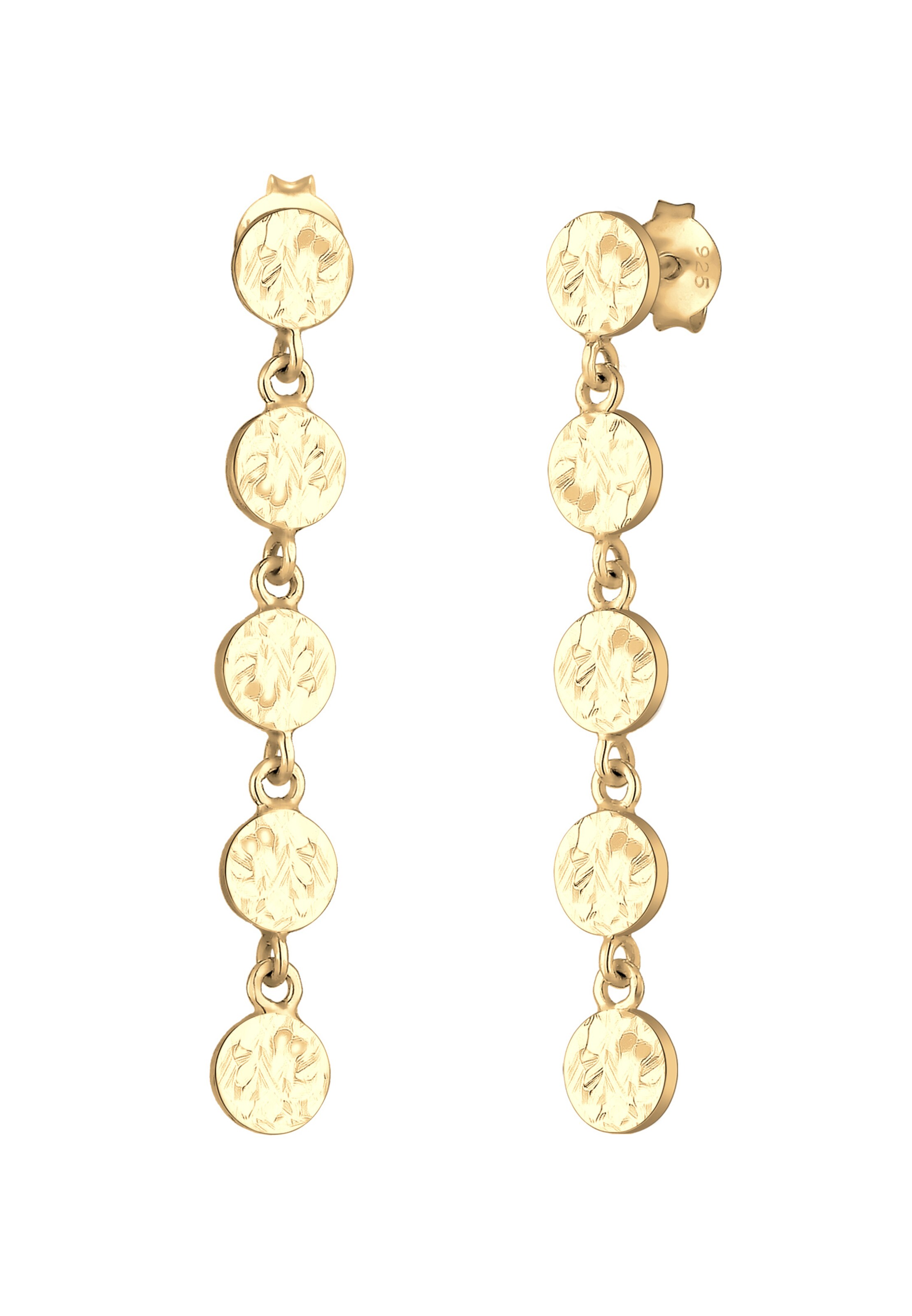 ELLI Earrings 'Geo' in Gold: front