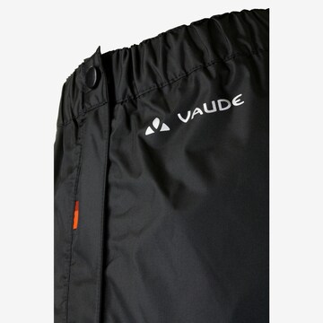 VAUDE regular Παντελόνι πεζοπορίας 'Fluid' σε μαύρο