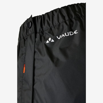 VAUDE Regular Outdoor Pants 'Fluid' in Black