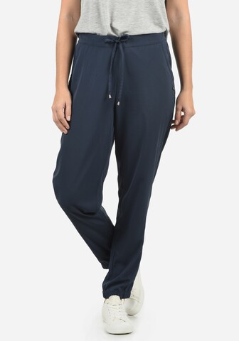 Blend She Tapered Broek 'Amerika' in Blauw: voorkant