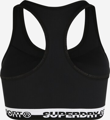 Superdry Regular Sports Bra 'Essential' in Black