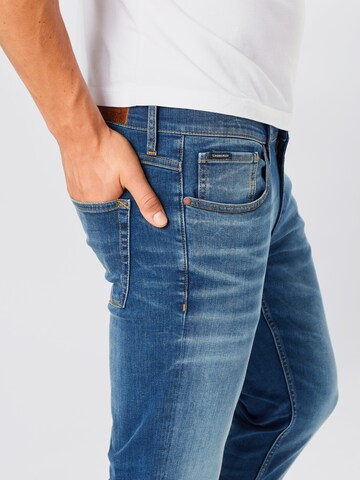 Slimfit Jeans de la Lindbergh pe albastru