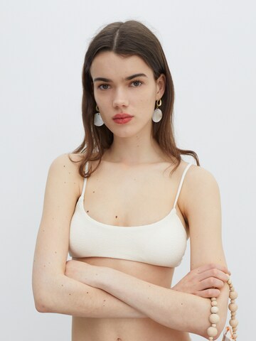 EDITED Regular Bikini Top 'Adelaide' in Beige: front