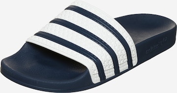 ADIDAS ORIGINALS Muiltjes 'Adilette' in Blauw: voorkant