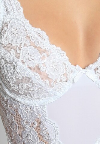 sassa Bodysuit 'CLASSIC LACE' in White