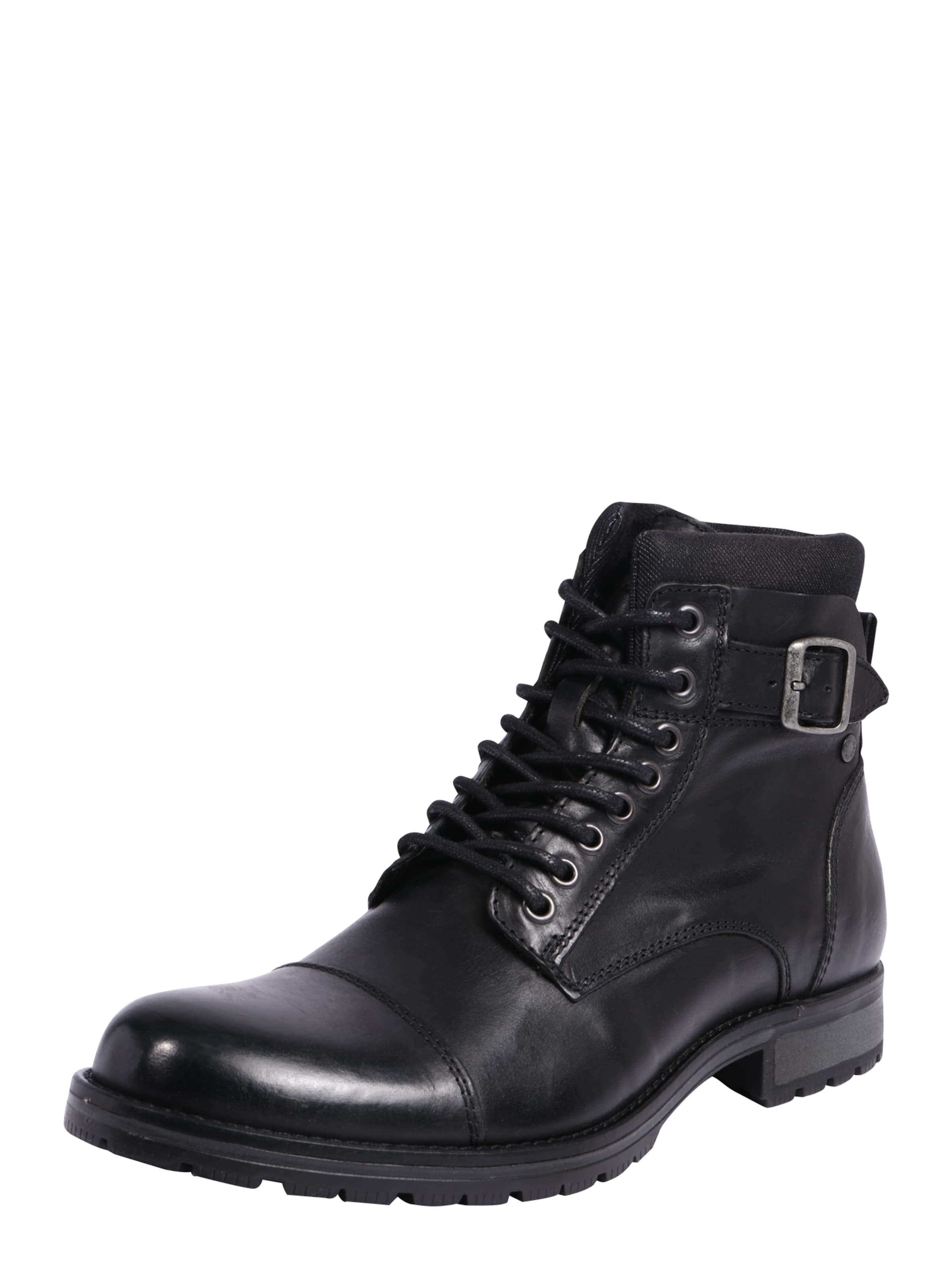 JACK & JONES Bottines à lacets 'Albany' en noir, Vue avec produit