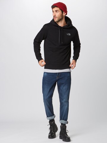 THE NORTH FACE Regular fit Μπλούζα φούτερ 'Seasonal Drew Peak' σε μαύρο