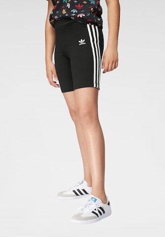 ADIDAS ORIGINALS Skinny Nohavice - Čierna: predná strana