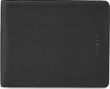 Picard Brooklyn Geldbörse Leder 11 cm in Schwarz
