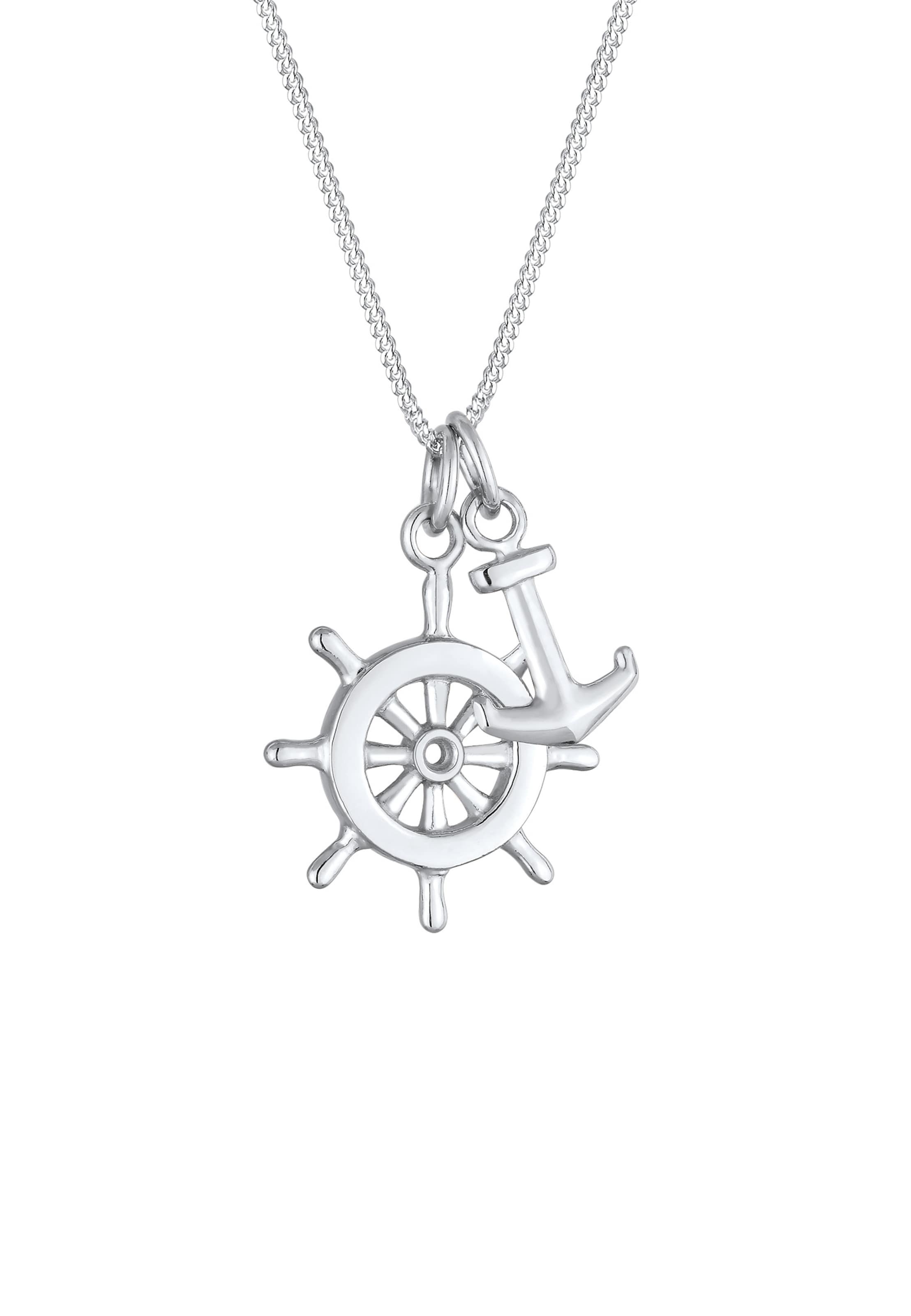 ELLI Řetízek 'Anker, Multipendants, Steuerrad' – stříbrná