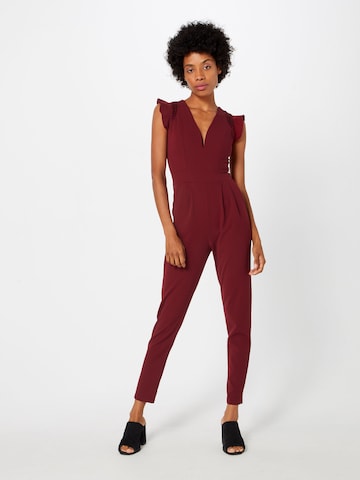 WAL G. Jumpsuit in Red: front