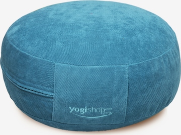 Yogishop Pillow in Blue: front