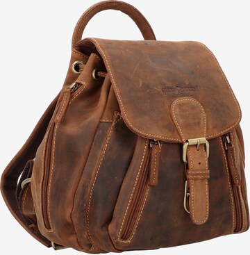 GREENBURRY Backpack 'Vintage 1605' in Brown