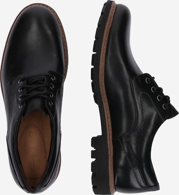 CLARKS Lace-up shoe 'Batcombe Hall' in Black: side