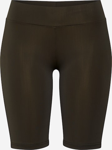 Urban Classics Skinny Leggings in Groen: voorkant