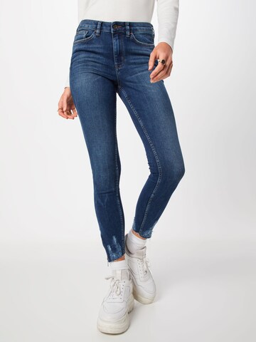 Skinny Jean 'Nela' TOM TAILOR DENIM en bleu : devant