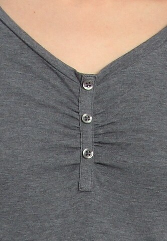sassa Langarm-Shirt 'MELANGE MIX&MATCH' in Grau