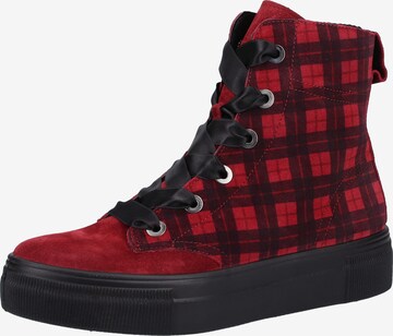 Legero Sneakers hoog in Rood: voorkant