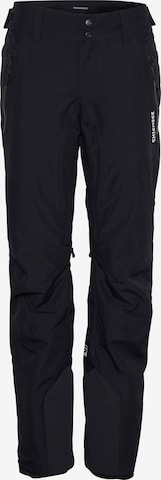CHIEMSEEregular Sportske hlače - crna boja: prednji dio