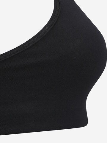 NIKE Bustier Sport-BH in Schwarz